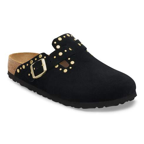 Boston Rivet Suede Leather
