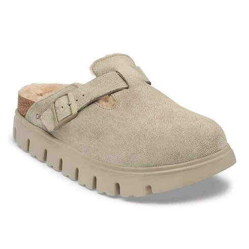 Boston PAP Chunky Shearling Suede Leather