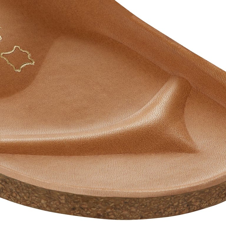 Arizona Droplet Buckle Natural Leather Patent